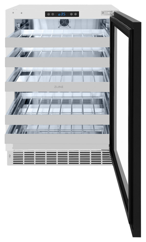 ZLINE 24" Dual-Zone Wine Cooler With Panel-Ready Door