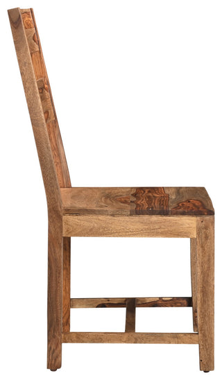 Damian 7-piece Live Edge Solid Wood Dining Set, Brown