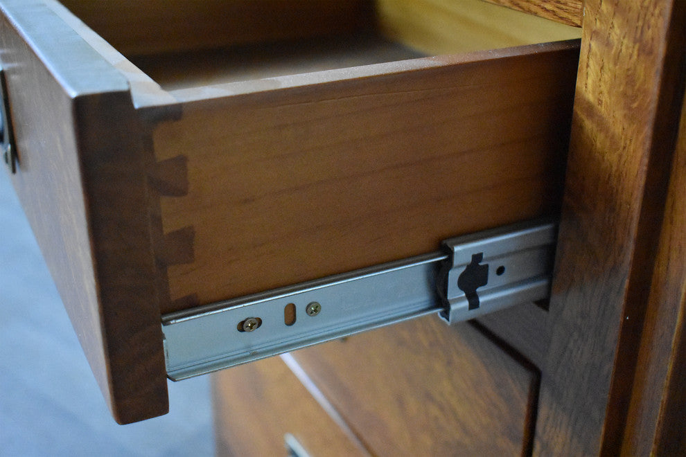 Mission Crofter 3 Drawer Nightstand - Michael's Cherry (MC-A)
