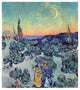 "The Stroll, Evening" Digital Paper Print by Vincent Van Gogh, 20"x26"