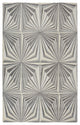 Gray Illusion Modern Geometric Area Rug, 7'6"x9'6"