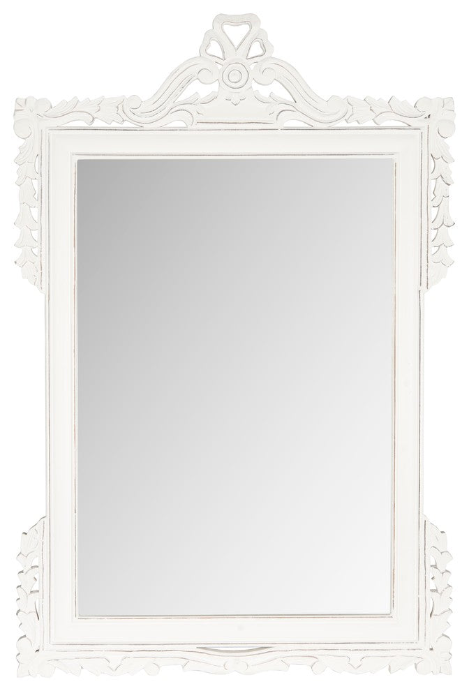 Safavieh Pedimint Mirror, White