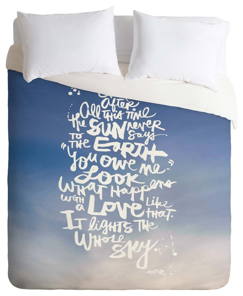 Deny Designs Kal Barteski Even After All 2 Duvet Cover - Lightweight
