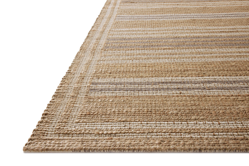 Chris Loves Julia x Loloi Judy Natural / Dove 9''-3" x 13'' Area Rug