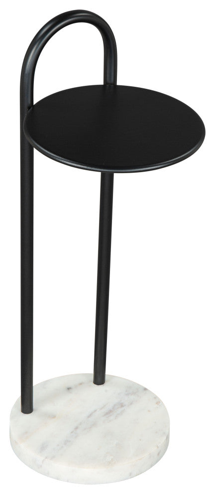 Christian Side Table Black & White
