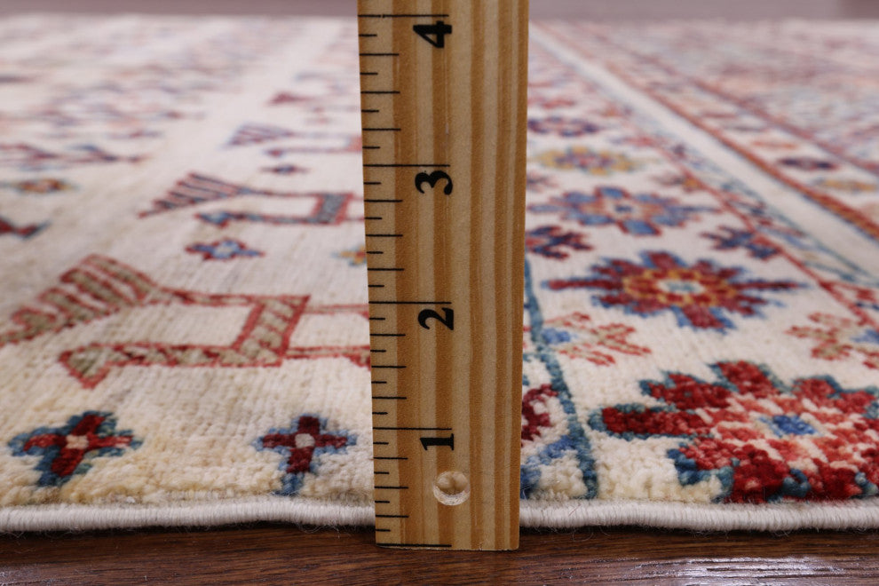 Handmade Tribal Persian Gabbeh Wool Rug 4' 10" X 7' 3" Q5674