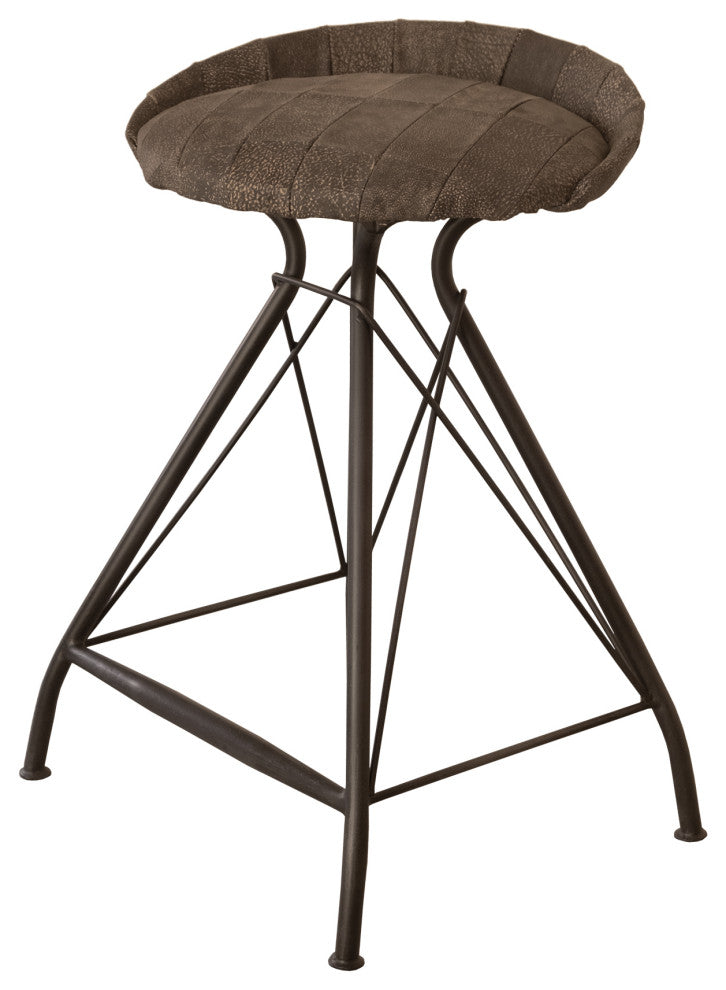 Elbridge Counter Stool, Bourbon Brown