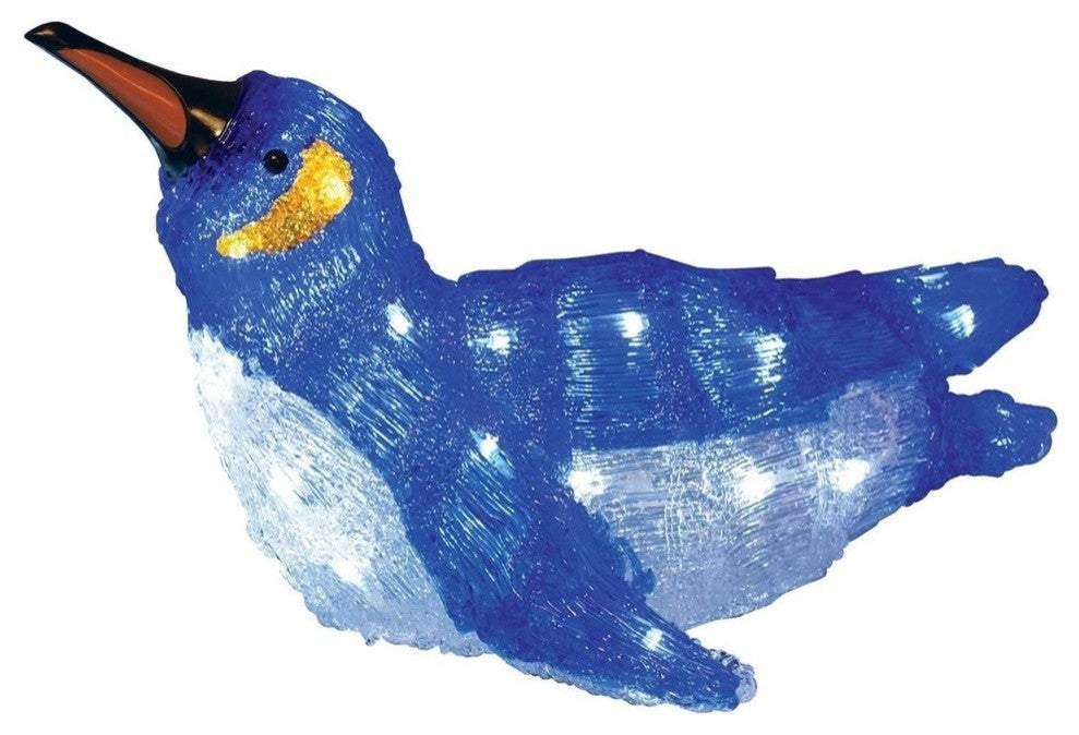 15" Commercial Acrylic Gliding Penguin Christmas Decoration