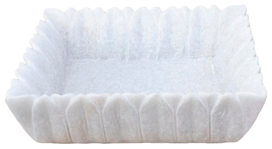 Pure White Marble Vase