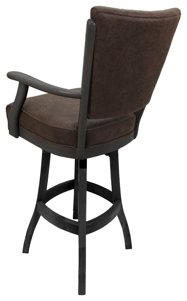 Classic Counter Bar Stools 26" 30" Extra Tall 34", Northwest Whiskey - Dark Grey, 26"