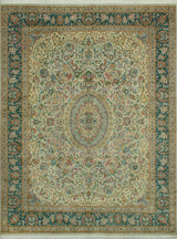 Pak-Persian Eduardo Gray/Green Rug, 9'2x12'1