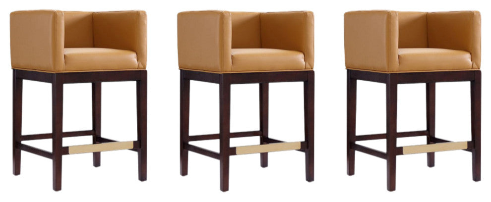 Manhattan Comfort Kingsley Counter Stool, Set of 3