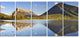"Vermillion Lakes and Mount Rundle" Landscape Wall Art, 5 Panels, 60"x28"
