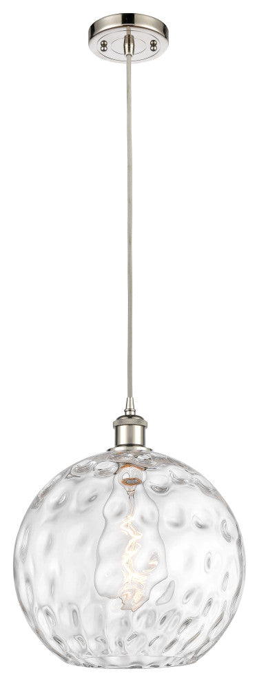 Innovations 516-1P-PN-G1215-12 1-Light Mini Pendant, Polished Nickel