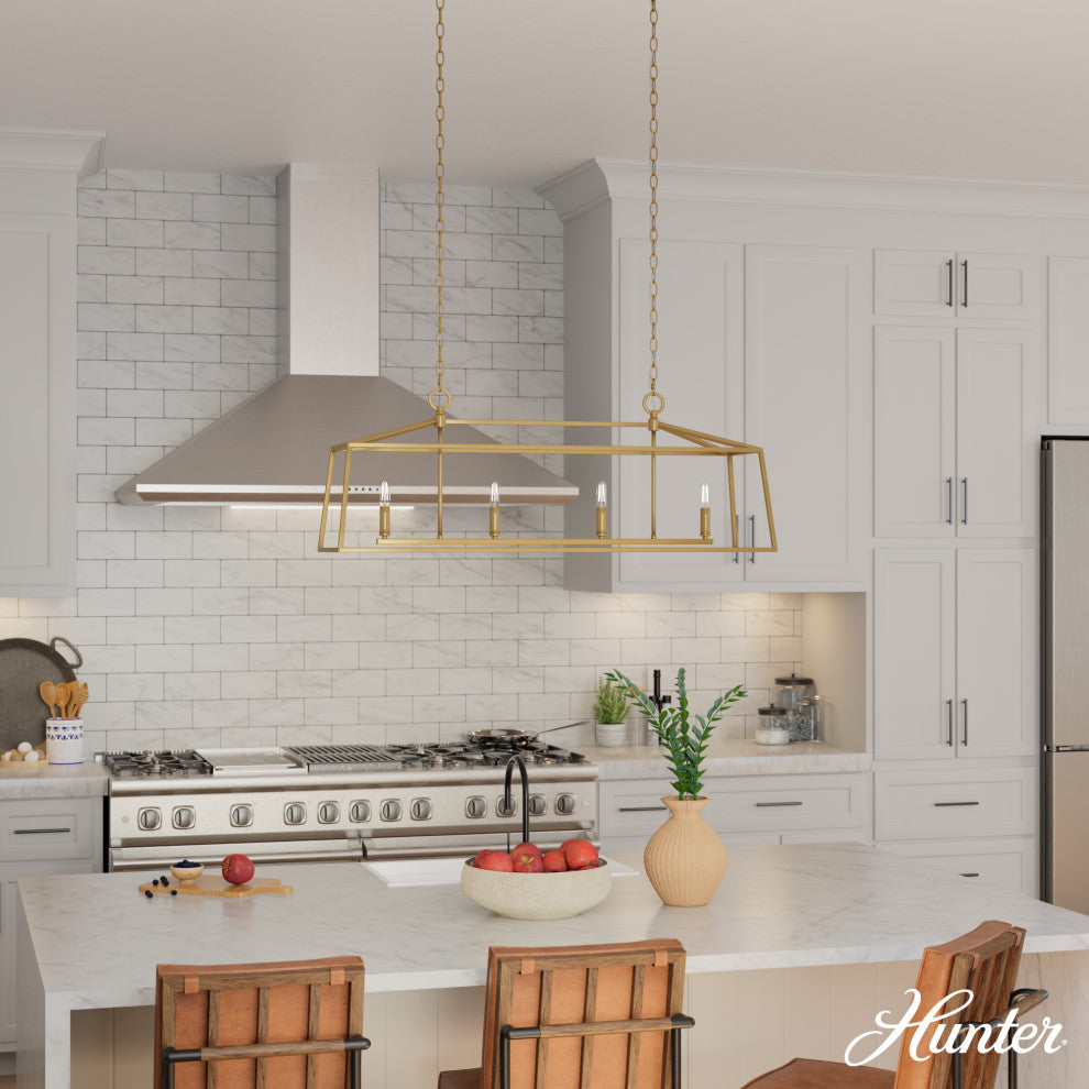 Fair Oaks Luxe Gold 4 Light Chandelier