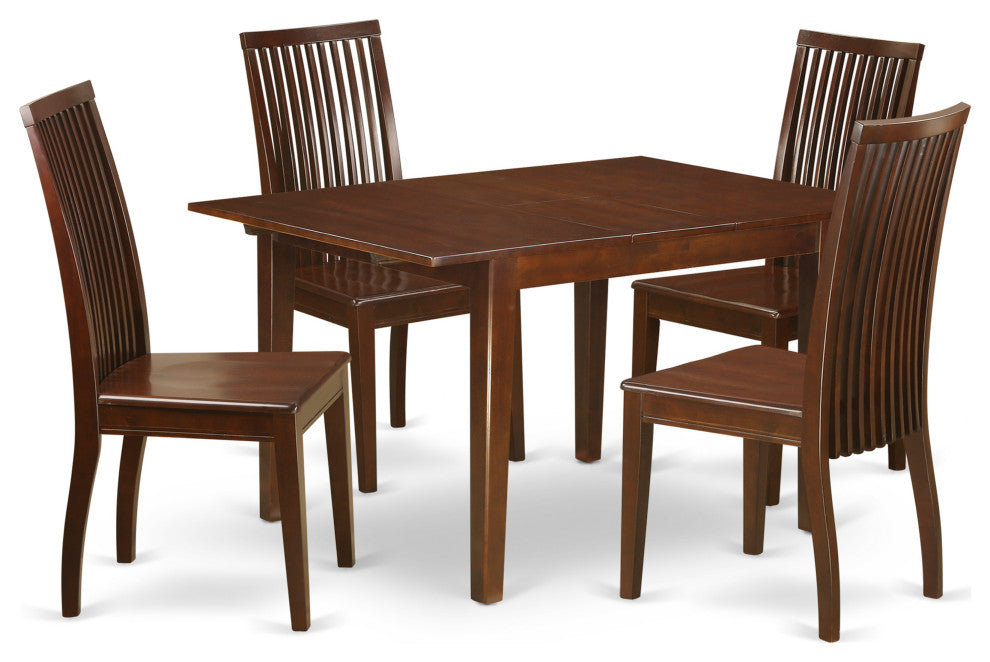 5 Piece Kitchen Nook Dining Set -Kitchen Table And 4 Kitchen Dining Chairs