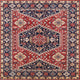 Ahgly Company Indoor Square Mid-Century Modern Area Rugs, 3' Square