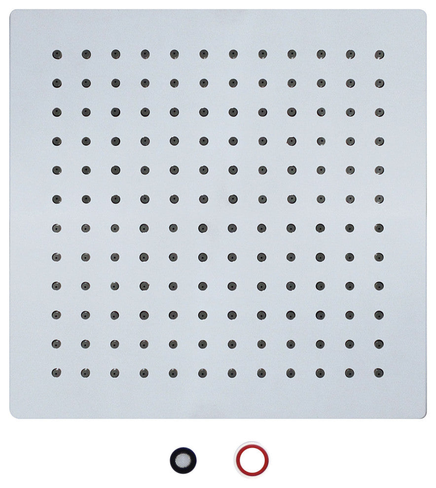 MODONA's 8" SQUARE Rain Shower Head -, Polished Chrome