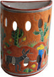 Desert Talavera Ceramic Sconce