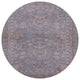 Ahgly Company Indoor Round Mid-Century Modern Area Rugs, 7' Round
