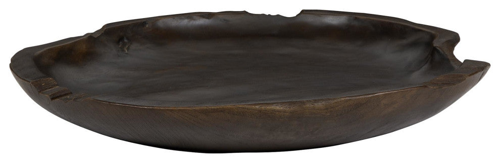 Uttermost 17130 Natures Edge 20"W Teak Wood Decorative Bowl - Natural