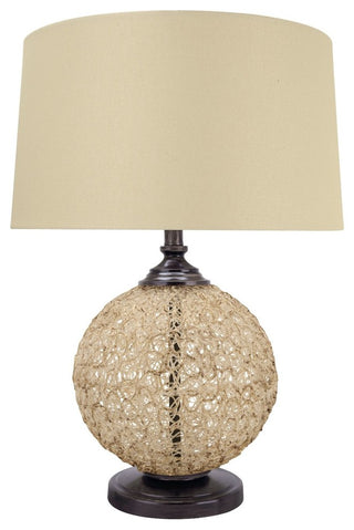 40165-11, 27" Metal and Plastic Table Lamp, Bronze