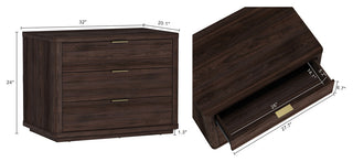 Manhattan Comfort Evelyn 32" Nightstand 4.0