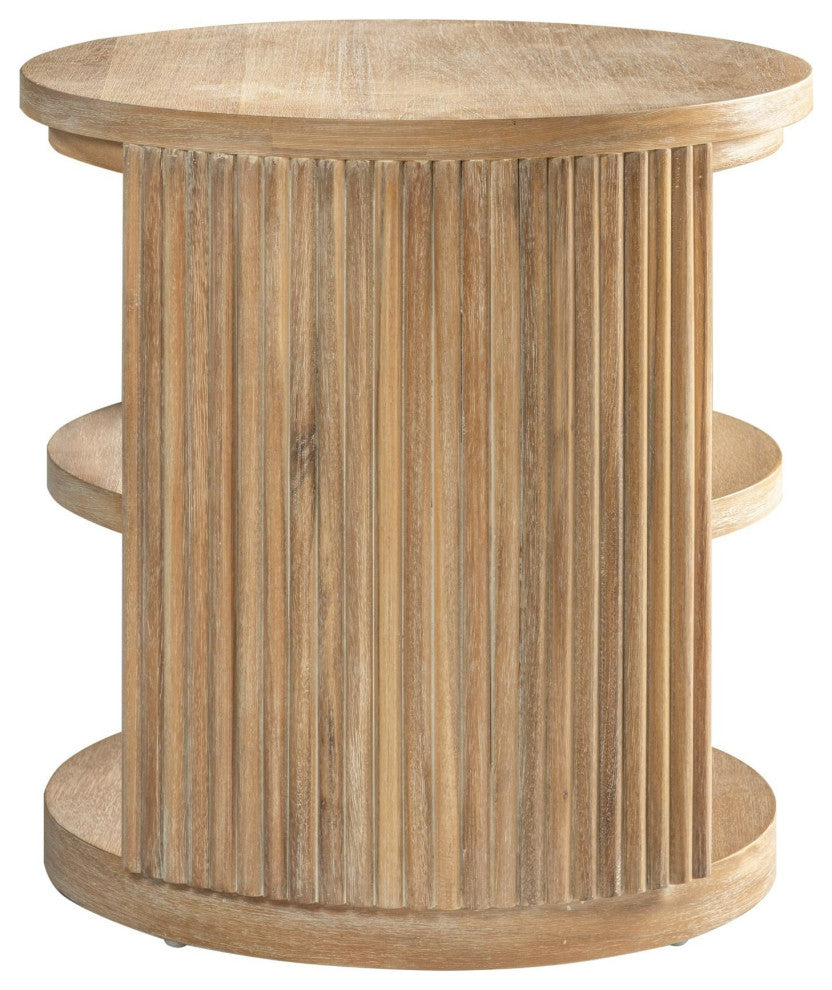 Modrest Jacobson Modern Natural Acacia End Table