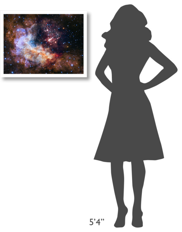 "Westerlund 2 and Gum 29 Cluster and Star Forming Region" Print by NASA, 26"x20"
