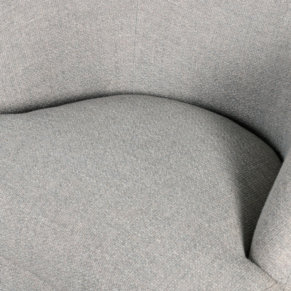 Sandie Swivel Chair-Gibson Silver