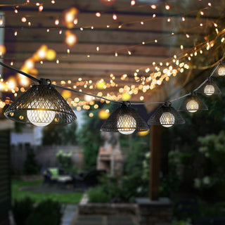 Safavieh Junia Led Outdoor String Lights Black