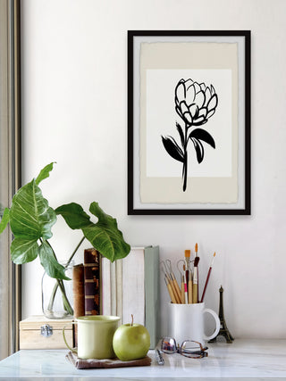 "I See a Flower" Framed Painting Print, 8x12