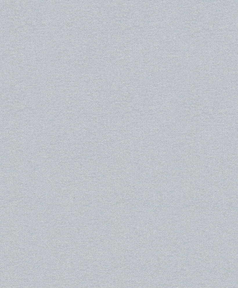 Plain Textured Wallpaper, Solid Color, 32626, Gray Silver, Sample