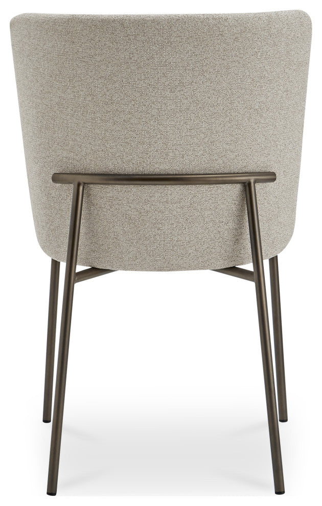 Early Dining Chair Beige-Set of Two