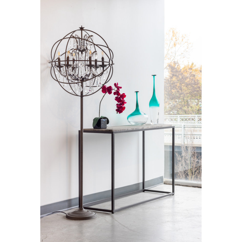 Retro Adelina Floor Lamp - Brown