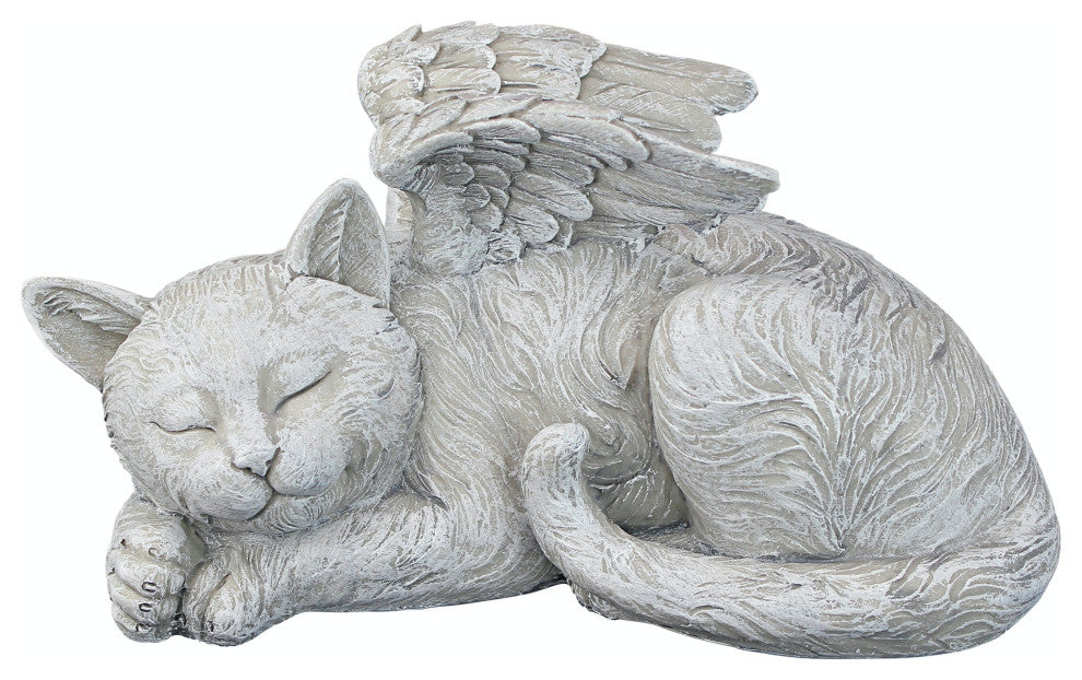 Cat Angel Memorial Statue