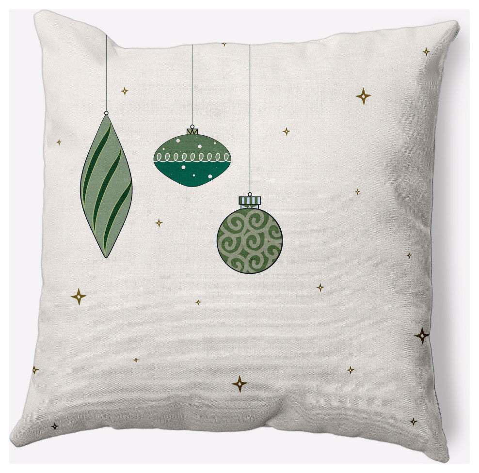Light Bright Decorative Throw Pillow, Green, 16"x16"