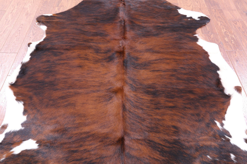 Brindle Natural Cowhide Rug 6' 7" X 5' 3" C1926