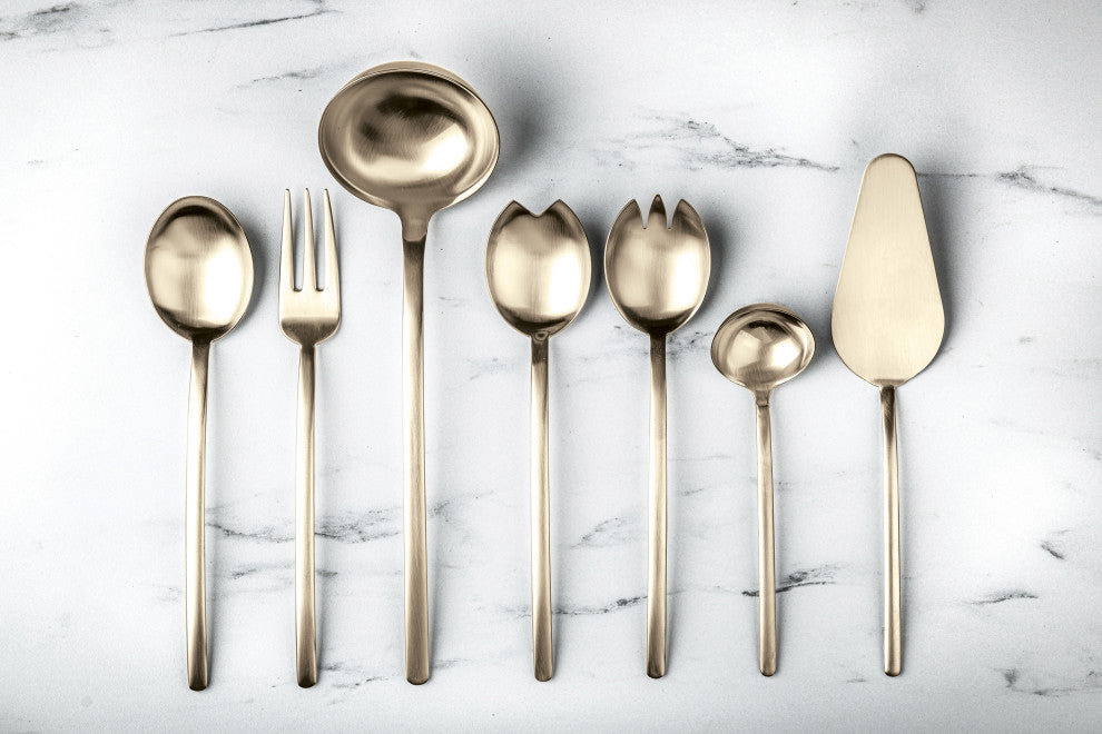 Due Serving Set, Ice Champagne, 7 Pcs.