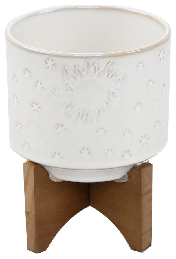 4.25" Sunmoon Ceramic On Stand