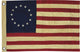 Aged Betsy Ross Flag, 28"