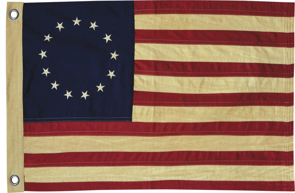 Aged Betsy Ross Flag, 28"