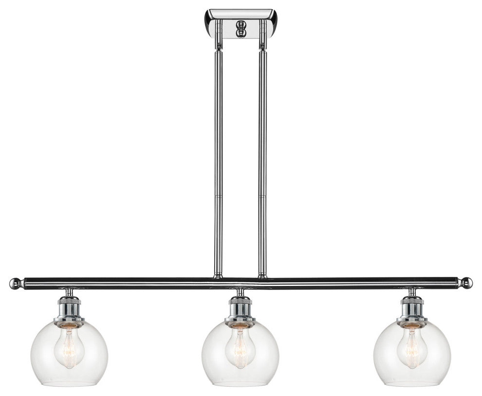 Innovations 516-3I-PC-G122-6 3 Light 36" Island Light, Polished Chrome