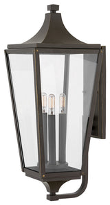Hinkley Jaymes Large Wall Mount Lantern, Oil Rubbed Bronze