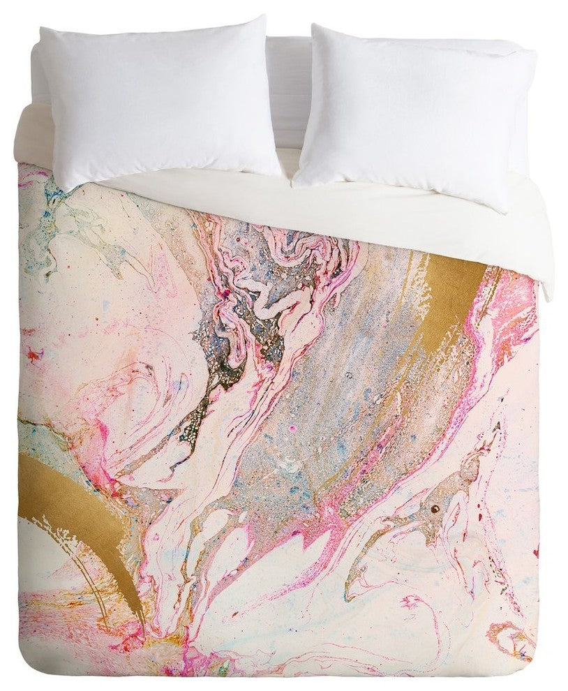 Iveta Abolina Winter Marble Duvet Cover, King