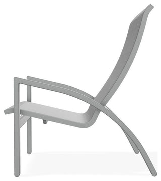 Kendall Sling Stackable Outdoor Lounge Chair, Collect Charcoal/Graphite