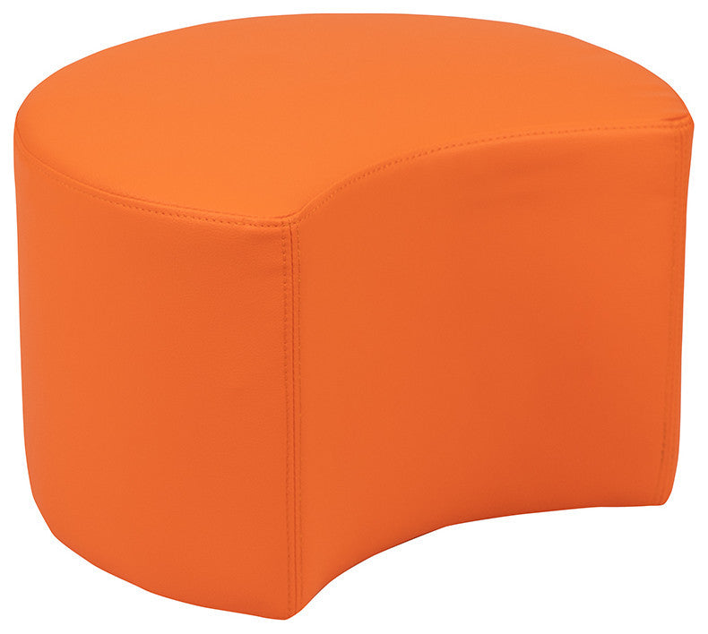 Soft Seating Collaborative Moon, 12" Seat Height , Orange Color