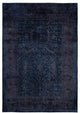 Overdyed One-of-a-Kind Hand-Knotted Area Rug Navy, 6' 1" x 8' 9"