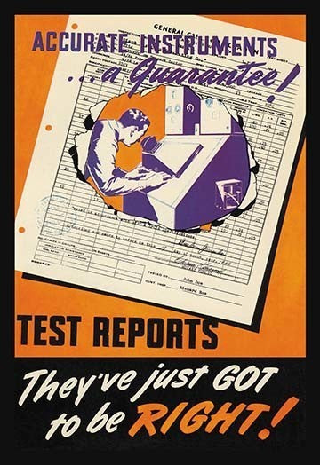 Accurate Instruments a Guarantee!- Canvas Poster 20" x 30"