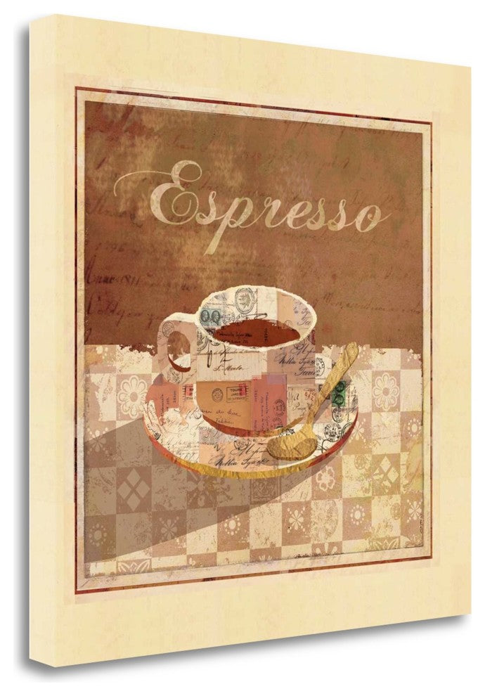"Espresso" By Linda Maron, Giclee Print on Gallery Wrap Canvas, Ready to Hang